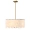 Z-Lite Viviana Chandelier, 8-Light, 19.75 In.W x 12 In.H, Rubbed Brass/Alabaster 345P20-RB - alternate 1